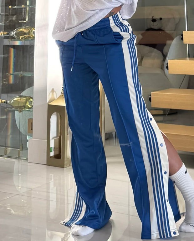 Snap Me Pants (Blue)