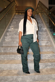 Combat Cargo Pants (Hunter Green)