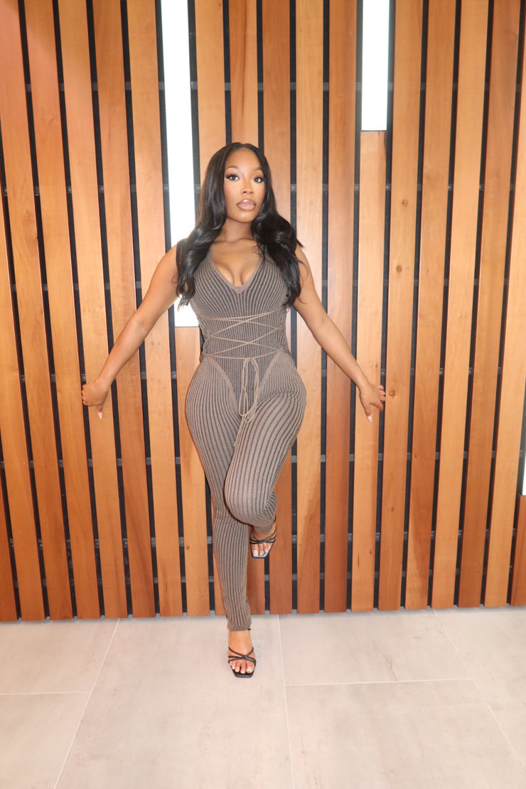 Hot ISHHH Ribbed Jumpsuit