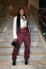 Combat Cargo Pants (Burgundy)