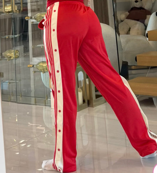 Snap Me Pants (Red)