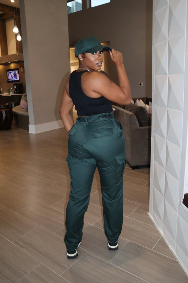 Combat Cargo Pants (Hunter Green)